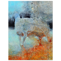 Zdzisław Beksiński Pale Organic Head Poster | Dark Surreal Art