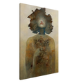 Zdzisław Beksiński Flower-Headed Figure Canvas Print | Gothic Surreal Art